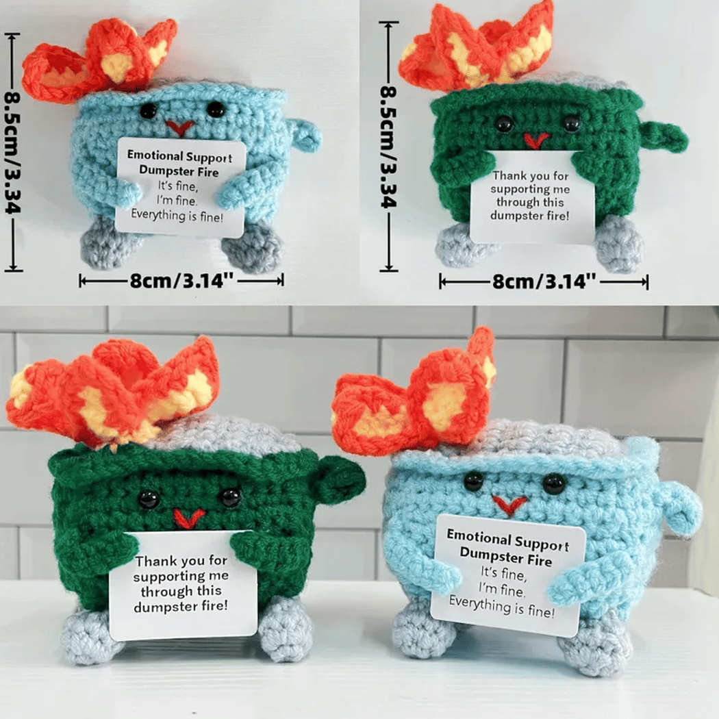(š„HOT SALE NOW 49% OFF) - Crochet Dumpster Raging Fire
