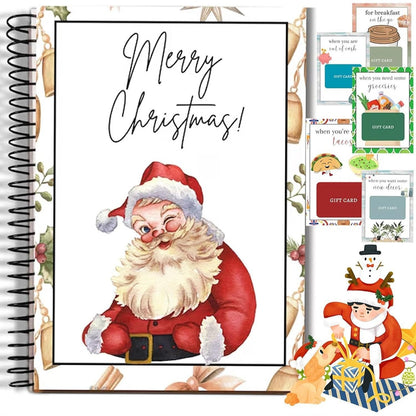 🎄📚Christmas Gift Card Book - 🎁Surprises On Every Page📚Hardcover & Durability Line