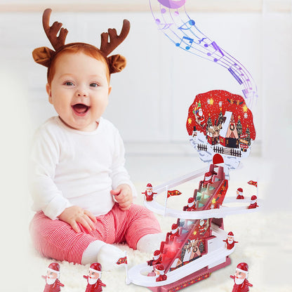 🎅Santa Claus Electric Track Slide Toys