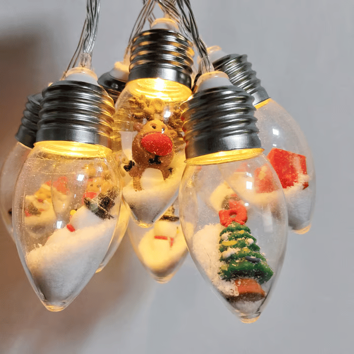 🎅Early Christmas Promotion 49% OFF🎄Christmas Vintage Decor String Light - Led Bulbs String Lights