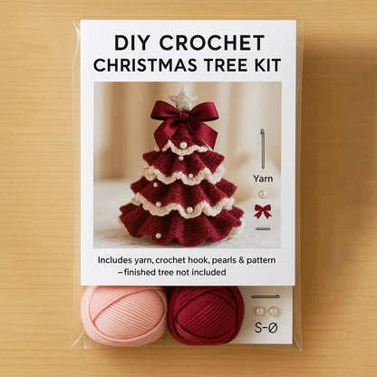 🎅🔥Last Day Promotion 49% OFF🎄 DIY Crochet Christmas Tree Kit – Create Your Own Holiday Magic