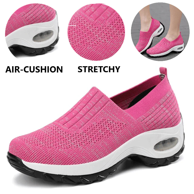 🔥Clearance Sale 65% OFF-Air GO-WALK Comfy Women's Orthopedic Platform Sneakers