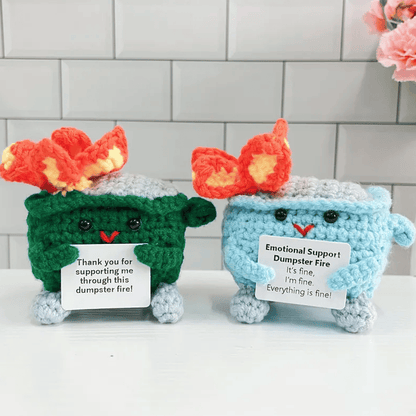(🔥HOT SALE NOW 49% OFF) - Crochet Dumpster Raging Fire