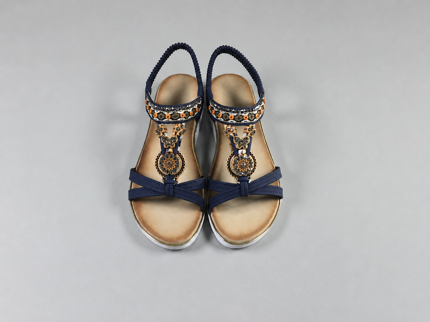 2026 Bohemian Ethnic Thick-Soled Sandals for Women