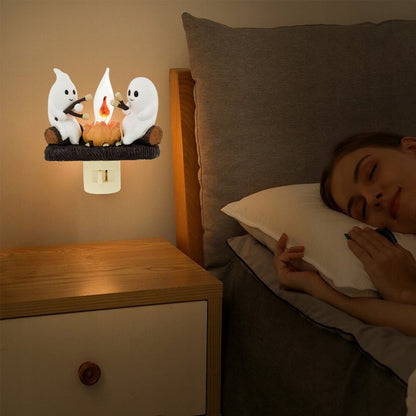 2025 Ghost Campfire Flickering Nightlight✨🔥👻