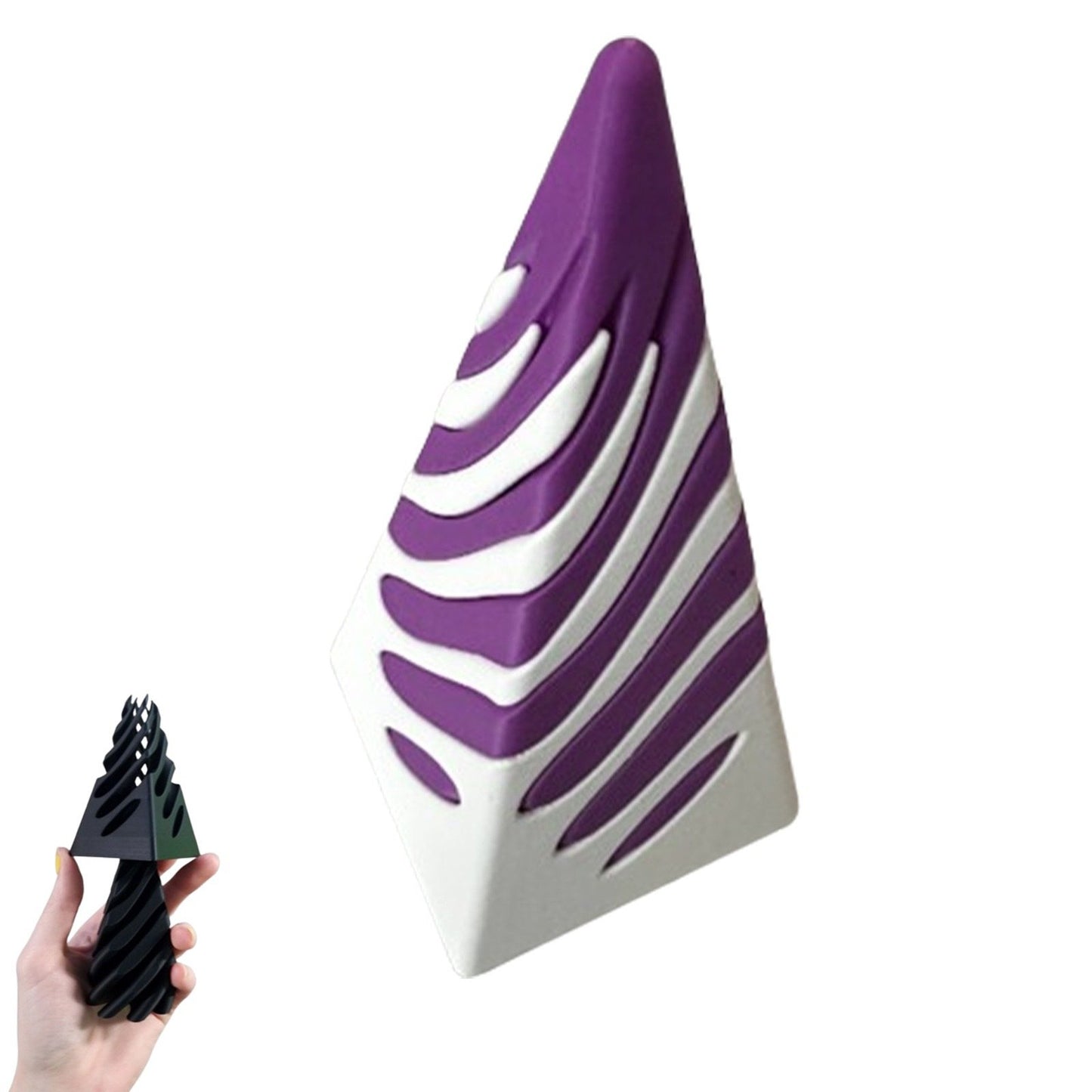 Impossible Pyramid Passthrough Sculpture