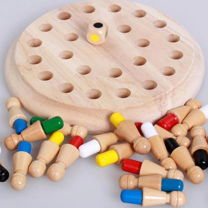 😍Wooden Memory Match Stick Chess