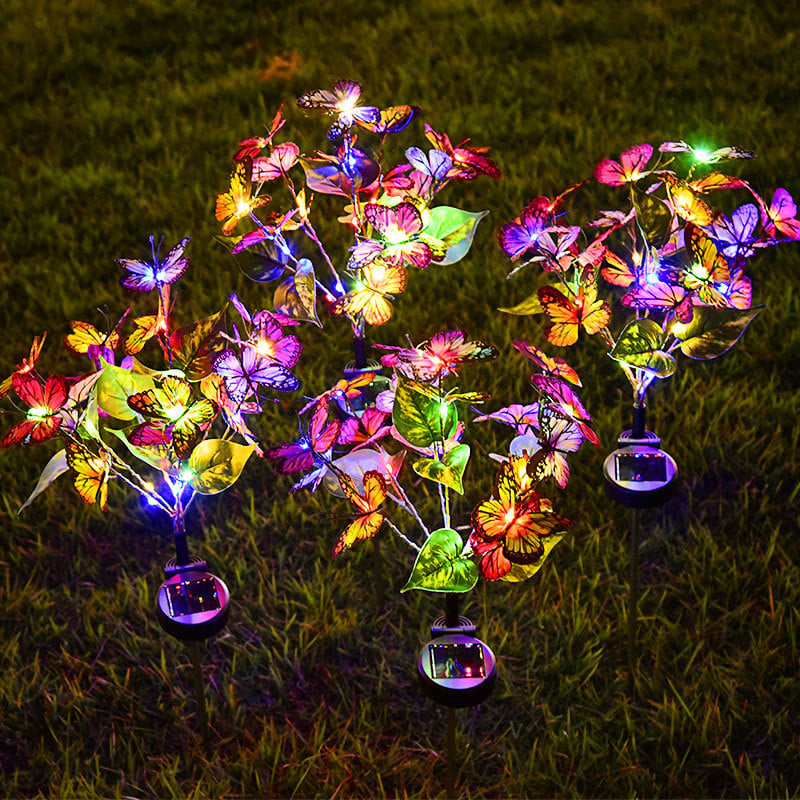 🙌LAST DAY 49% Off😍Solar Outdoor Butterfly Lights🦋💐