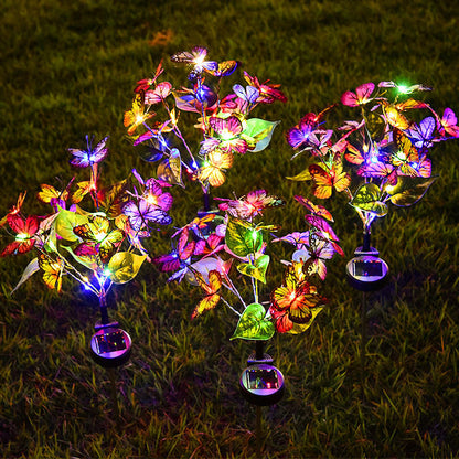 🙌LAST DAY 49% Off😍Solar Outdoor Butterfly Lights🦋💐