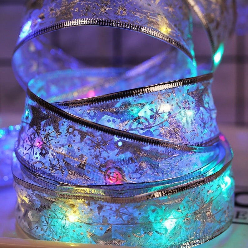 💥Hot Sale 49% Off💥Christmas Ribbon Fairy Lights
