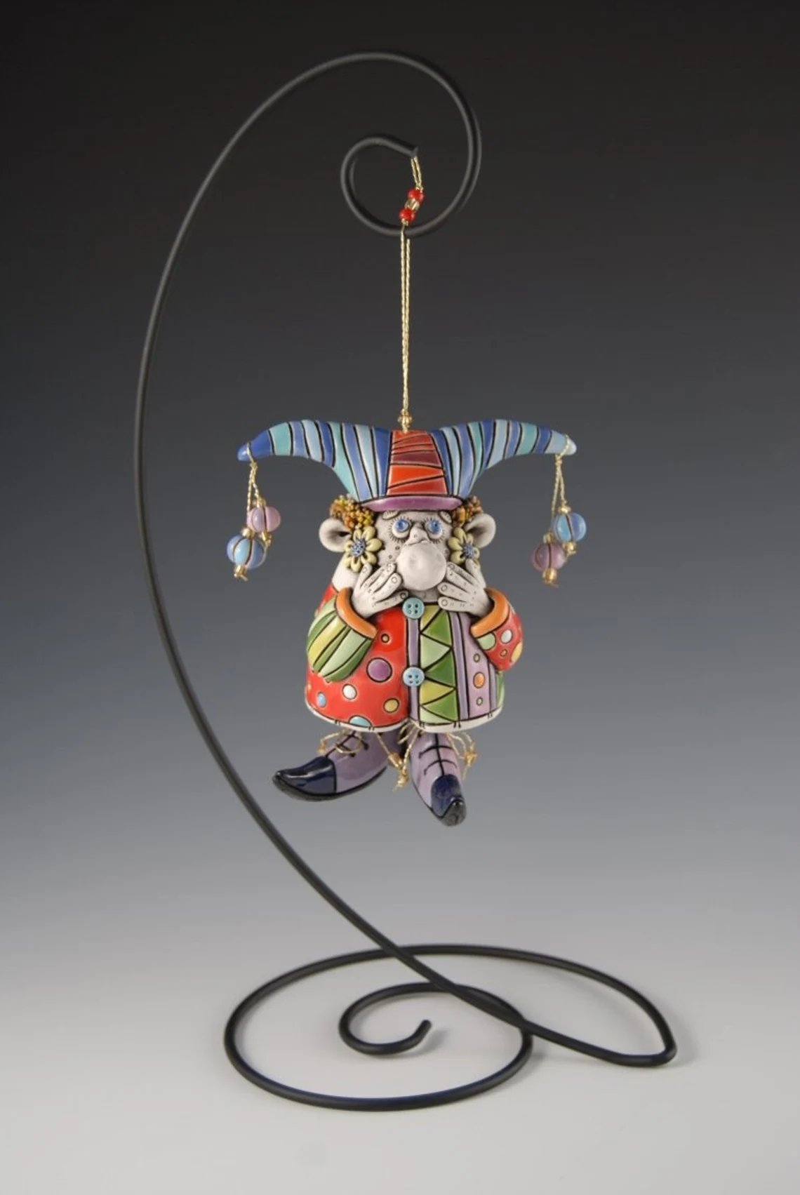 🔥Today's special offer 48% OFF 🌈Colorful Jester Bell Ornaments