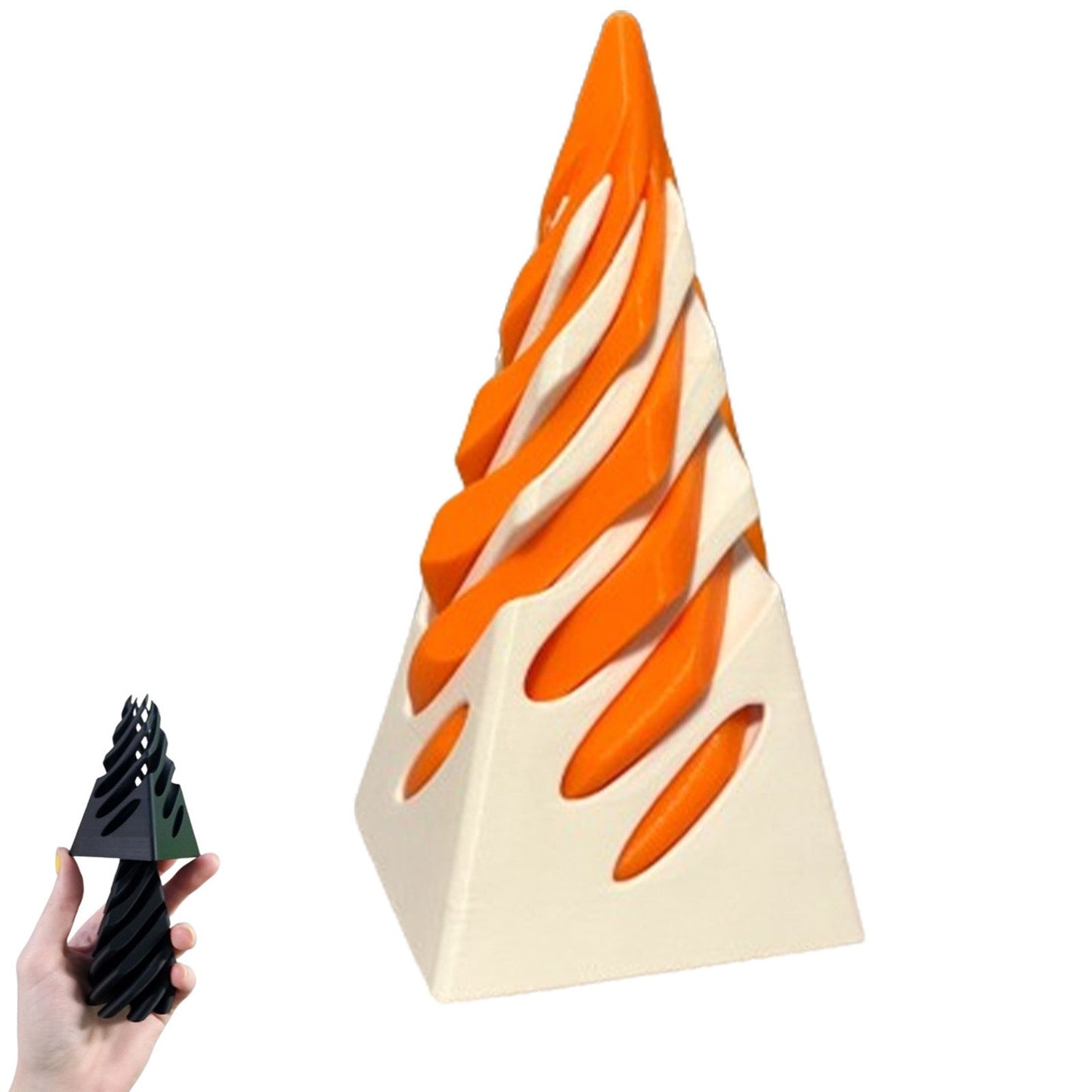 Impossible Pyramid Passthrough Sculpture