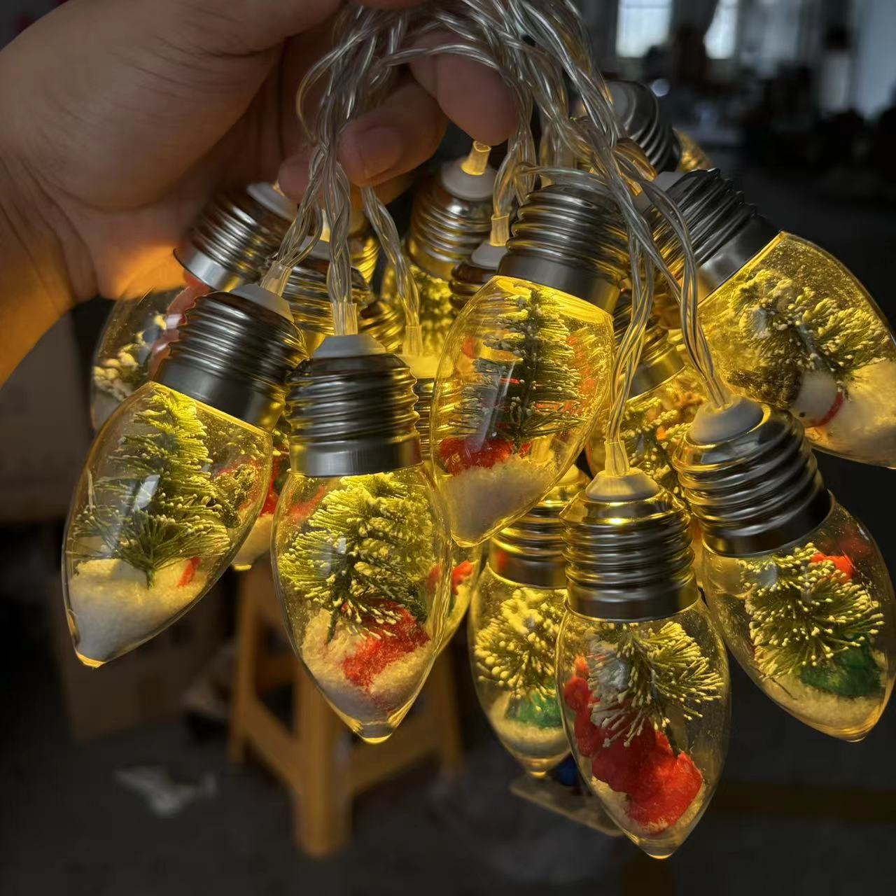 🎅Early Christmas Promotion 49% OFF🎄Christmas Vintage Decor String Light - Led Bulbs String Lights
