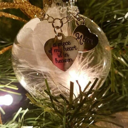 🔥A Piece of My Heart Is In Heaven Memorial Ornament
