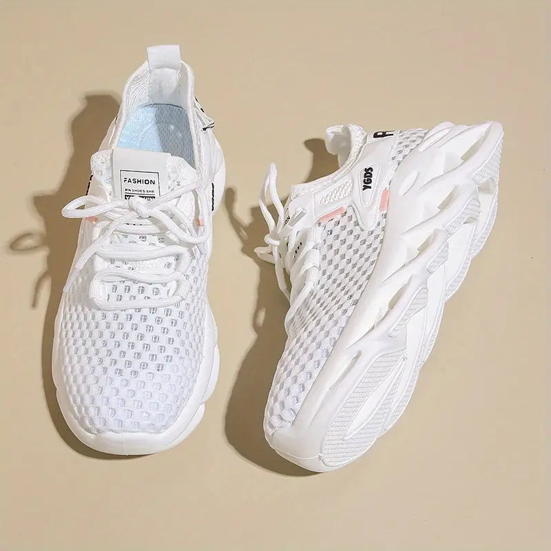 Women's Breathable Mesh Sneakers - Lightweight Athletic & Casual Shoes with EVA Sole