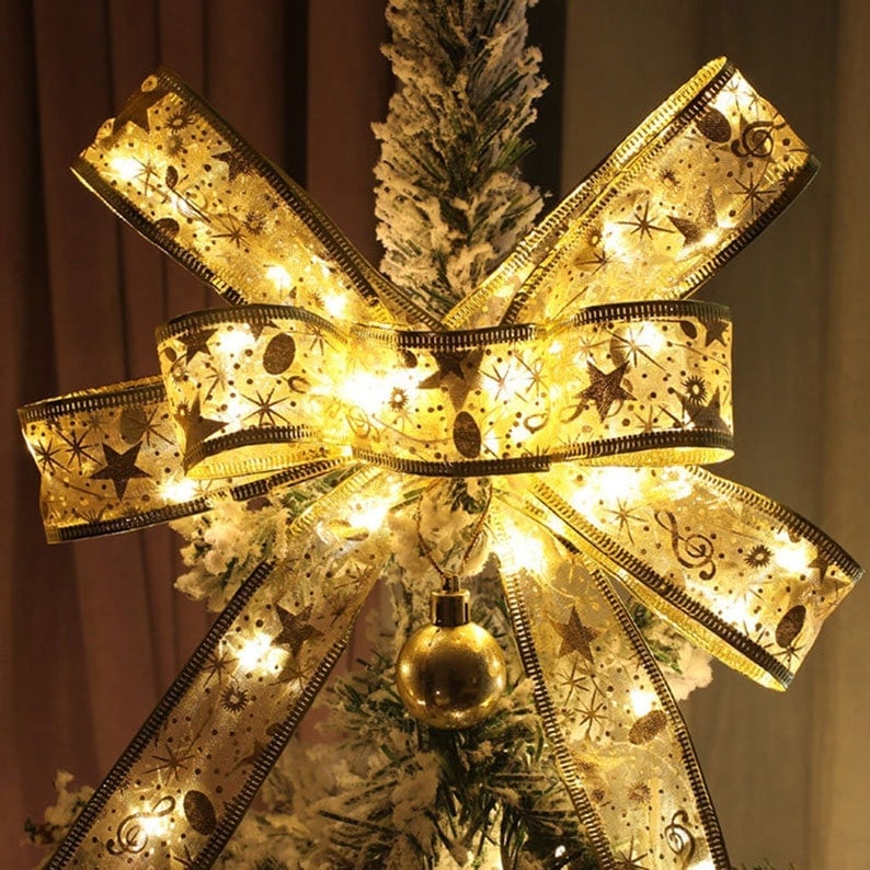💥Hot Sale 49% Off💥Christmas Ribbon Fairy Lights