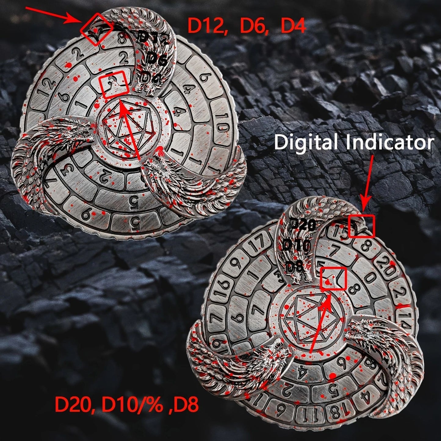 DND 7-in-1 Metal Fingertip Gyro