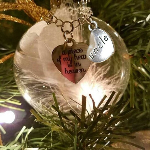 🔥A Piece of My Heart Is In Heaven Memorial Ornament