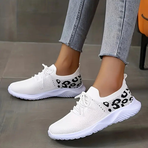 Women's Leopard Print Sports Shoes