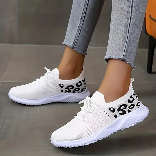 Women's Leopard Print Sports Shoes