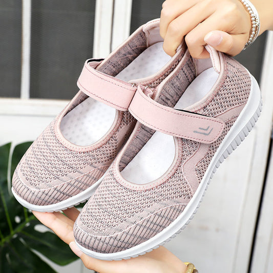 Velcro Breathable and Comfortable Casual Women's Shoes