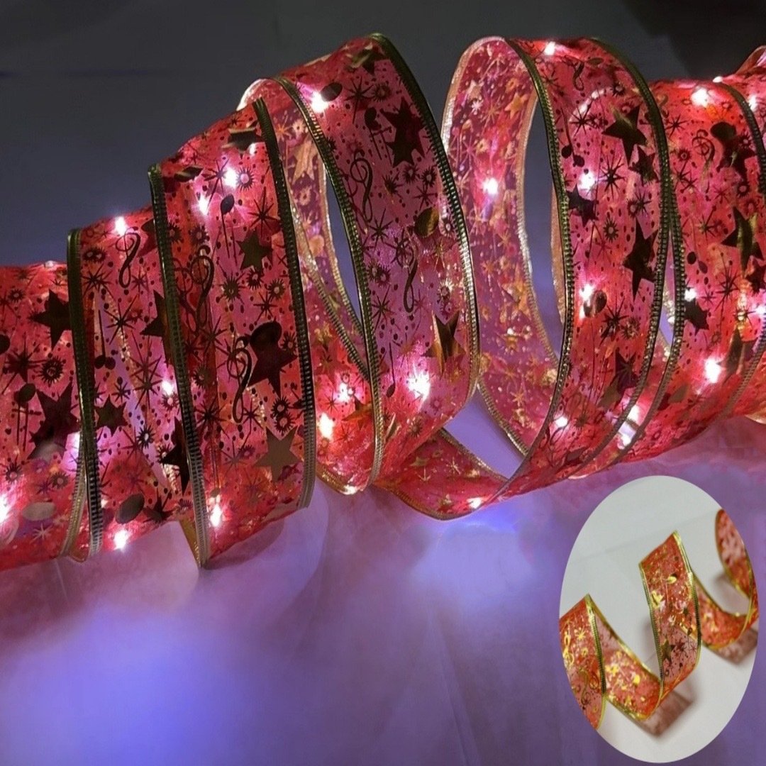 💥Hot Sale 49% Off💥Christmas Ribbon Fairy Lights