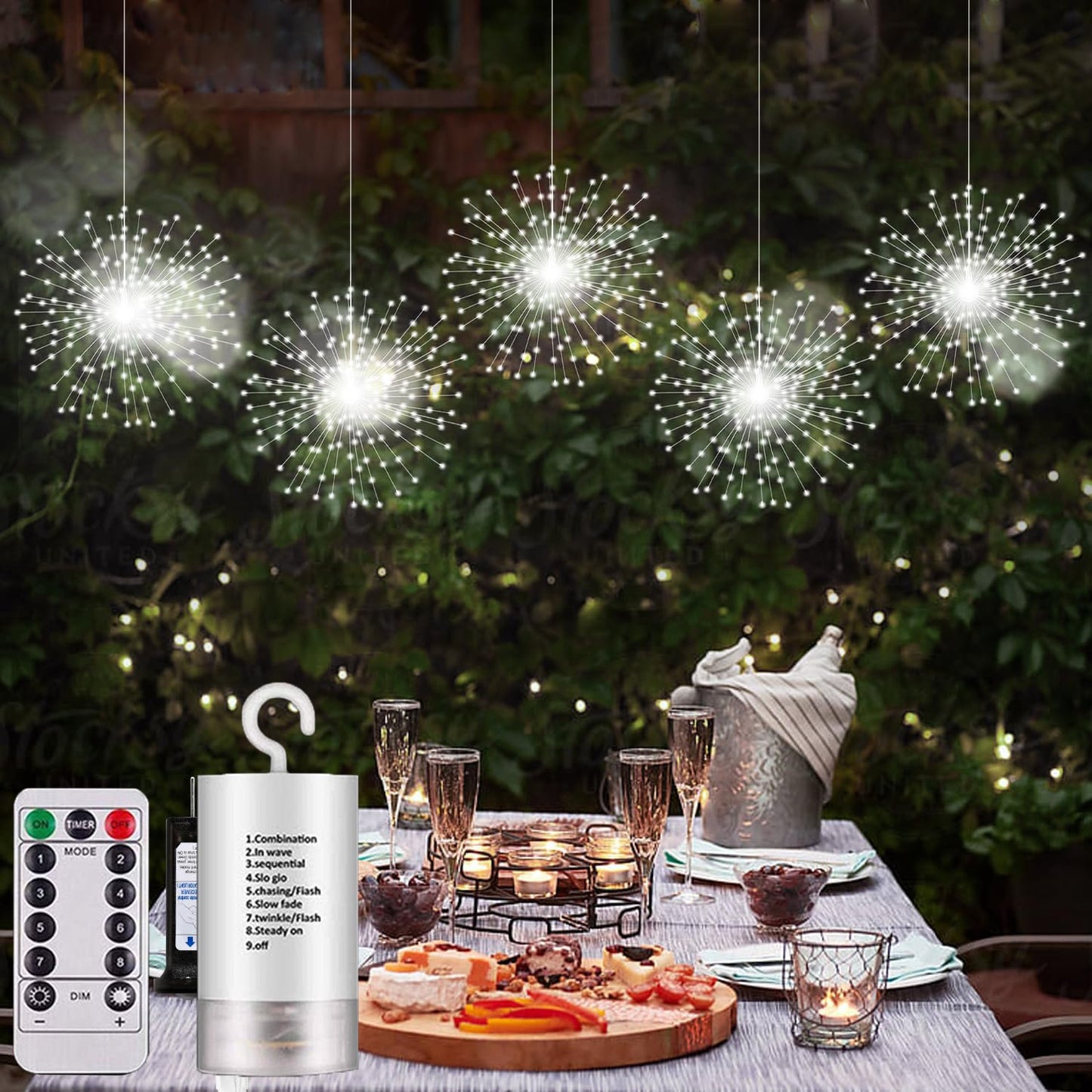 🔥Christmas Pre-sale SAVE 49%🎄Hanging Starburst Fairy Lights for Christmas