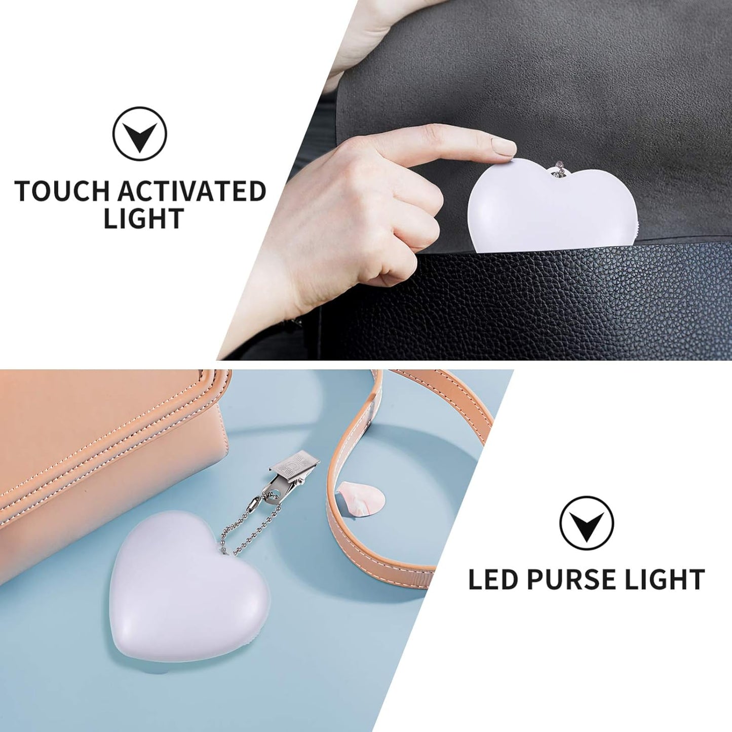 🔥LAST DAY 49% OFF💡❤️Heart Sensor LED Handbag Light