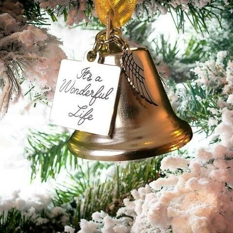 🎄Memorial Ornaments Angel Wings Bell