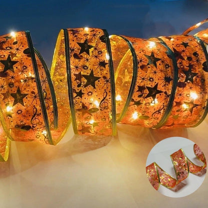 💥Hot Sale 49% Off💥Christmas Ribbon Fairy Lights
