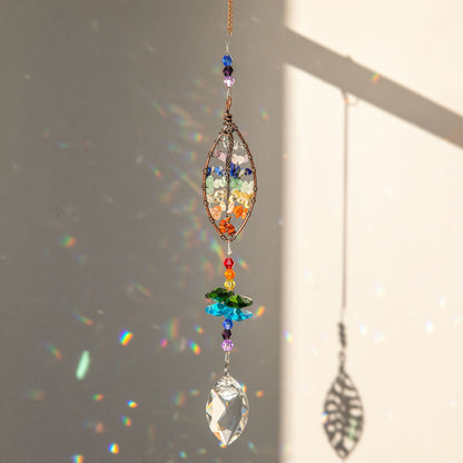 Crystal Wind Chime Tree Of Life Suncatcher