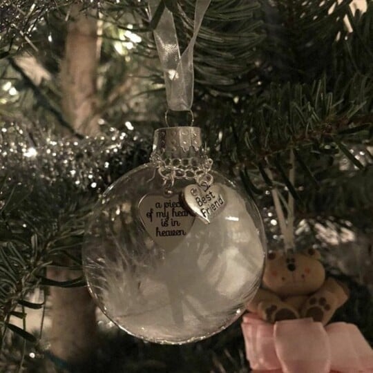 🔥A Piece of My Heart Is In Heaven Memorial Ornament