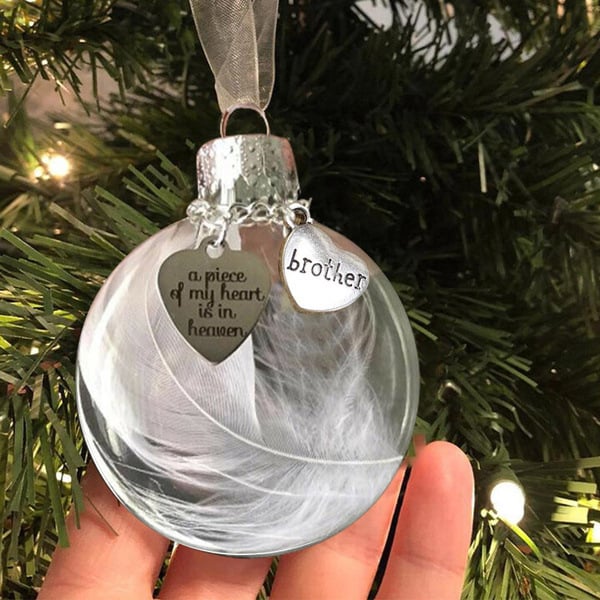 🔥A Piece of My Heart Is In Heaven Memorial Ornament