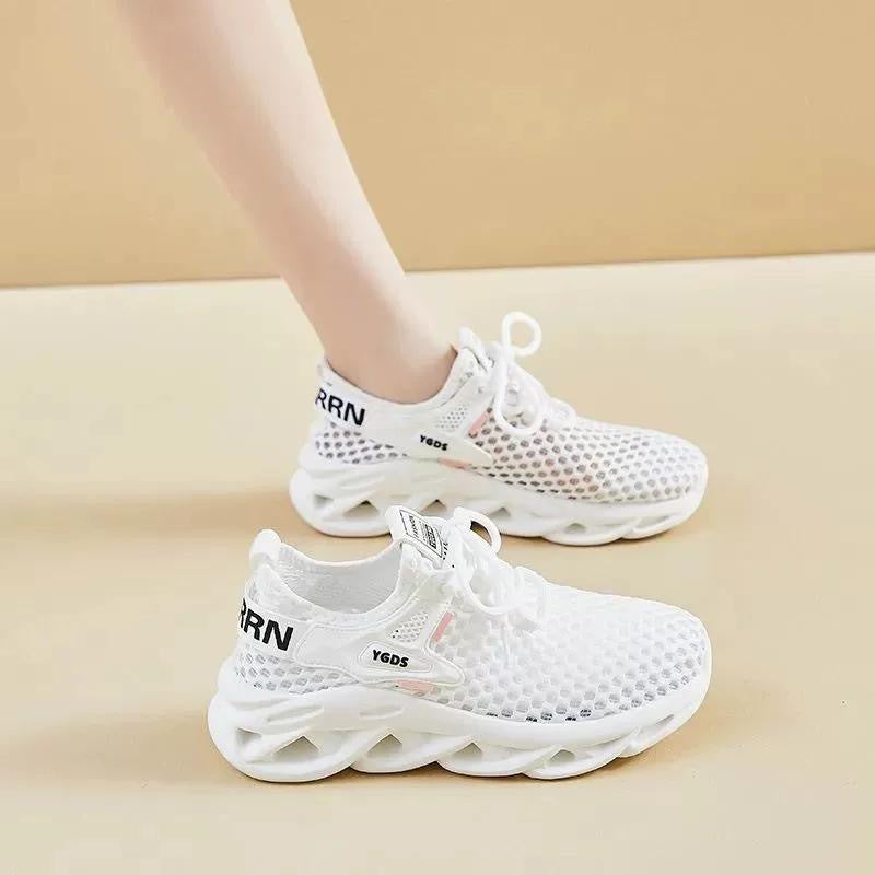 Women's Breathable Mesh Sneakers - Lightweight Athletic & Casual Shoes with EVA Sole
