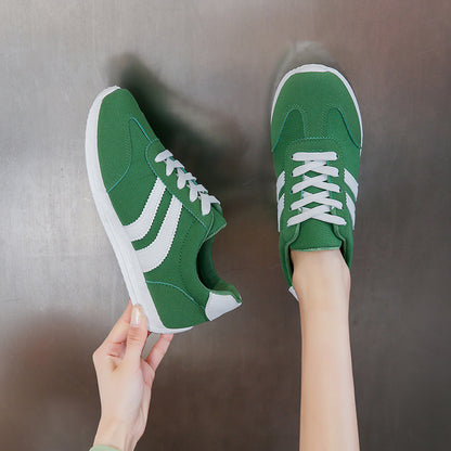 Women's Classic Comfortable Casual Lace-Up Lightweight Non-Slip Athletic Sneakers