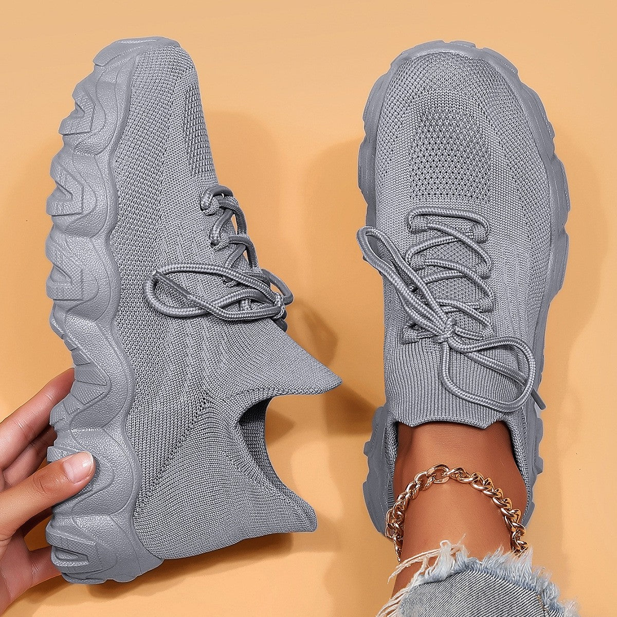 Women's Breathable Fabric Socks Sneakers-BUY 2 FREE SHIPPING