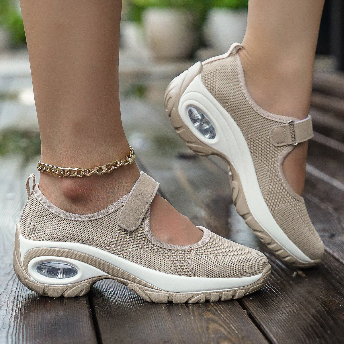 Women's Orthopedic Air Cushion Wedge Sneakers