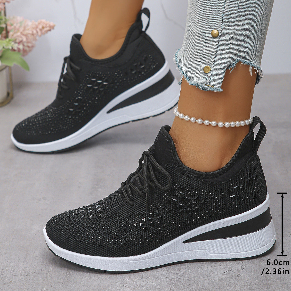 Women's Breathable Height-increasing Casual Shoes