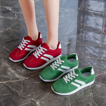 Women's Classic Comfortable Casual Lace-Up Lightweight Non-Slip Athletic Sneakers