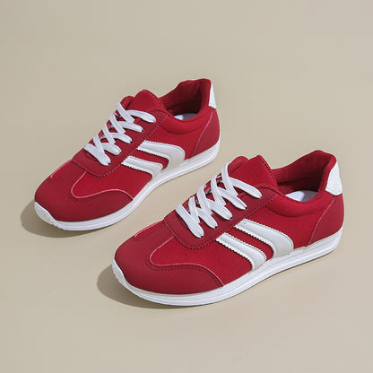 Women's Classic Comfortable Casual Lace-Up Lightweight Non-Slip Athletic Sneakers
