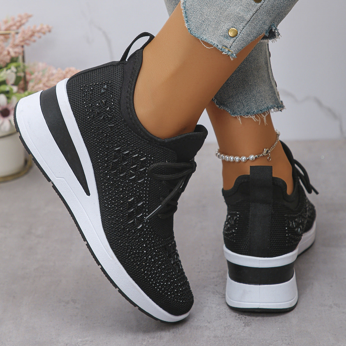 Women's Breathable Height-increasing Casual Shoes
