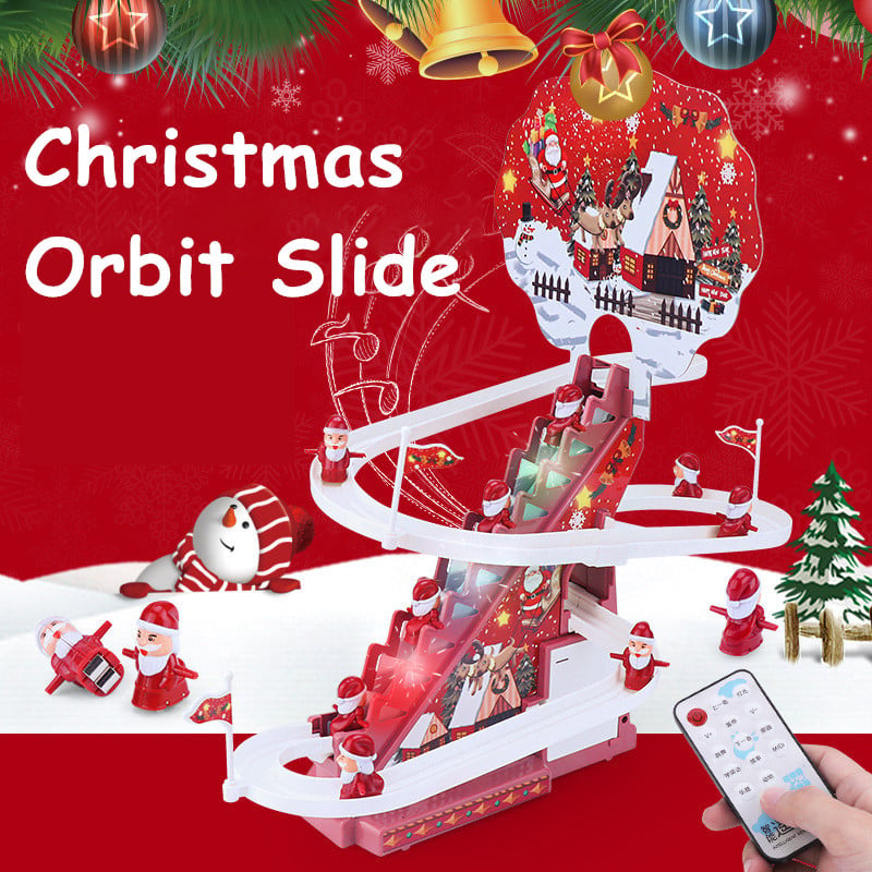 🎅Santa Claus Electric Track Slide Toys