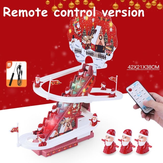 🎅Santa Claus Electric Track Slide Toys