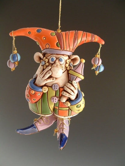 🔥Today's special offer 48% OFF 🌈Colorful Jester Bell Ornaments