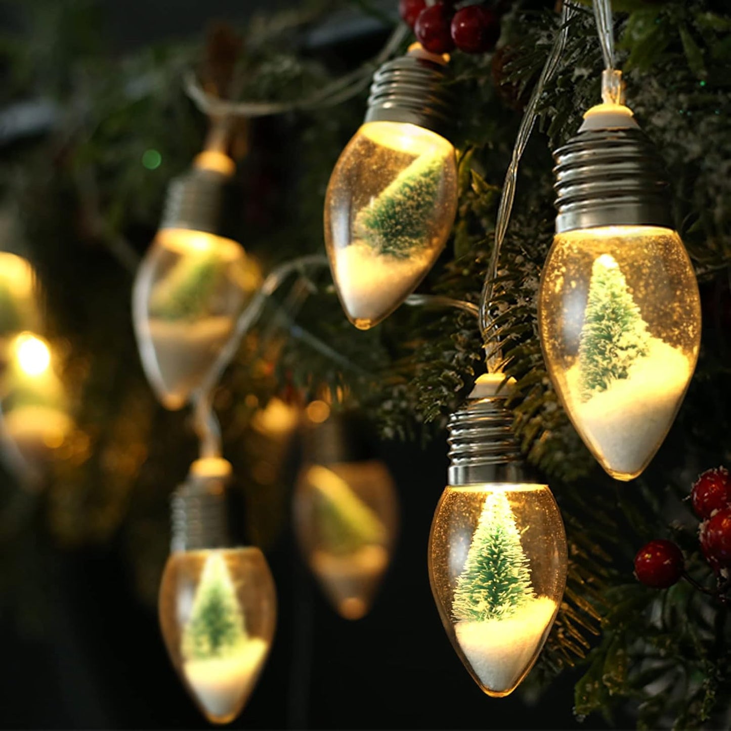 🎅Early Christmas Promotion 49% OFF🎄Christmas Vintage Decor String Light - Led Bulbs String Lights