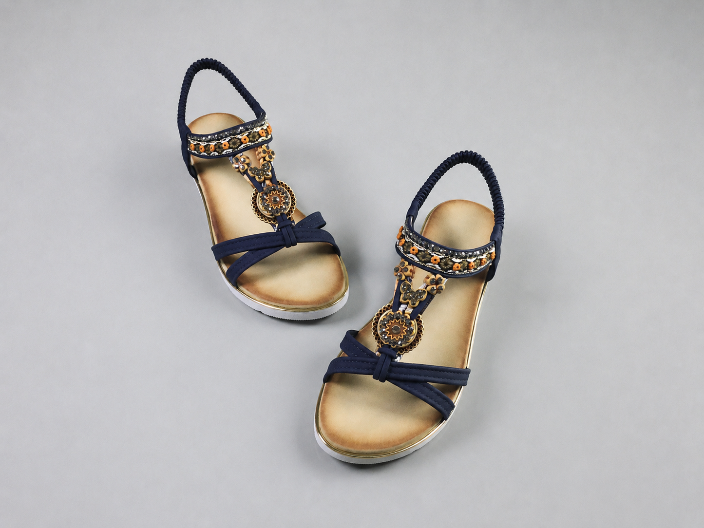 2026 Bohemian Ethnic Thick-Soled Sandals for Women