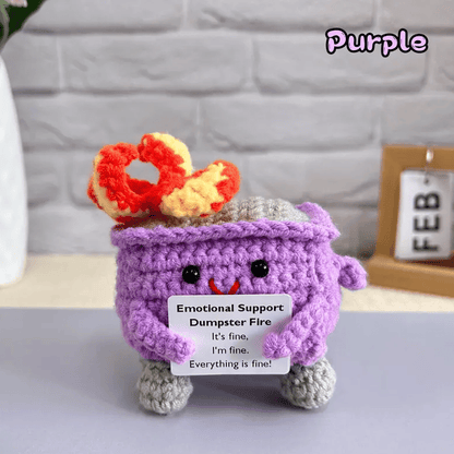 (🔥HOT SALE NOW 49% OFF) - Crochet Dumpster Raging Fire