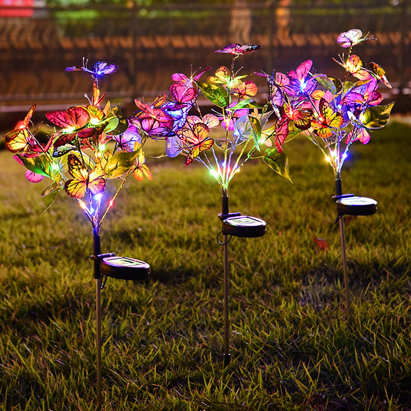 🙌LAST DAY 49% Off😍Solar Outdoor Butterfly Lights🦋💐