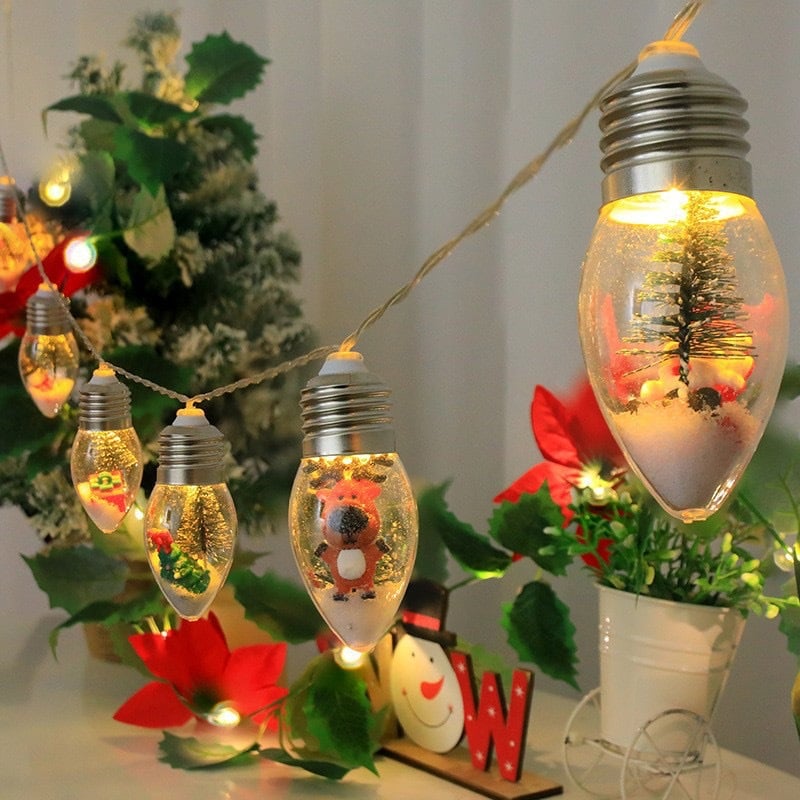 🎅Early Christmas Promotion 49% OFF🎄Christmas Vintage Decor String Light - Led Bulbs String Lights