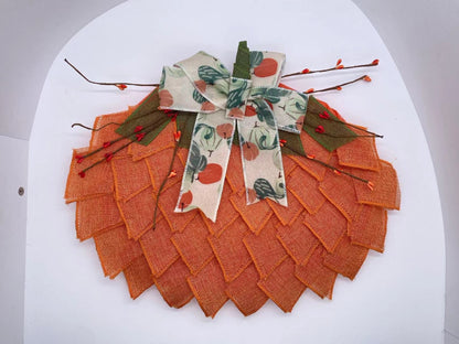 🔥Last Day 49% OFF🍁Farmhouse Pumpkin Wreath For Front Door🎃(Size:15.75*15.75 inch)